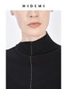 HIDEMI 极简设线条设计感走线黑白撞色不对称立领收腰上衣 商品缩略图3