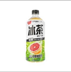 冰茶葡萄柚绿茶冰柚味茶饮料900ml