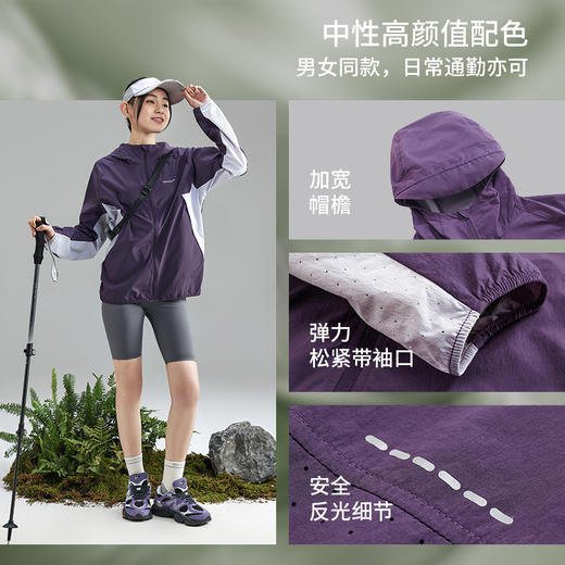 Naturehike挪客男士户外凉感透气防晒衣upf100女24防紫外线防晒服(货号:CYY2421BA017) 商品图4