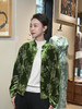 微瑕秒杀|  盛唐牡丹 |丝绒小鸟双面穿外套 绿色款(不夹棉)[特价品] 商品缩略图1
