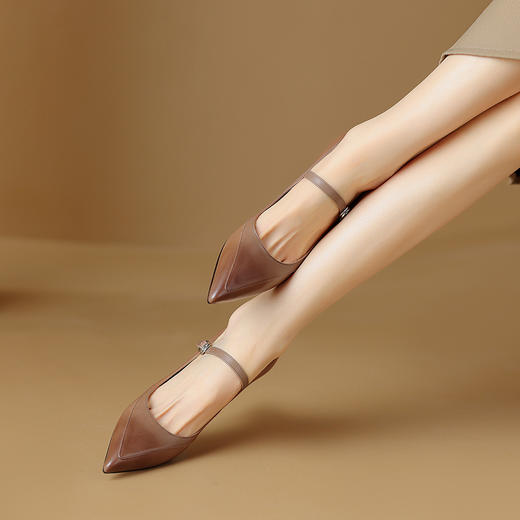【预售5天】优雅百搭，新风格细高跟里外全皮高跟鞋HY&M868-1 商品图4