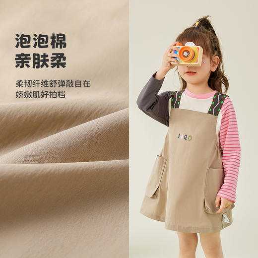 【90-140】【MQDmini】女童工装背带裙春夏裙子 商品图6