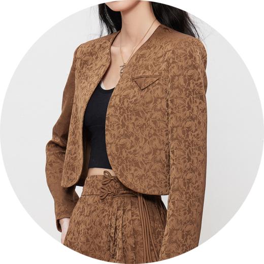 -栗壳色 、漆黑色外套HJ1A29《舜华》【花间集】 商品图11