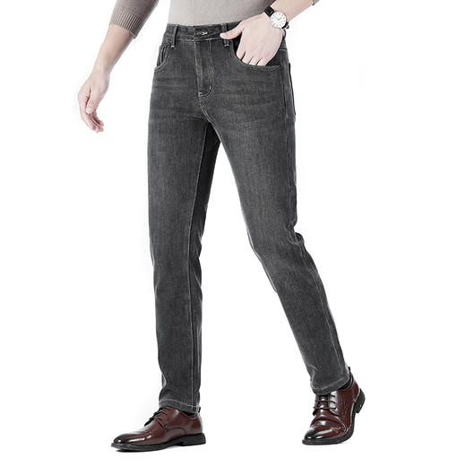 寺木男士高定直筒牛仔裤（自营） | 一线品牌面料和细节，71.5%高含棉，久穿不变形后腰不外翻 商品图0