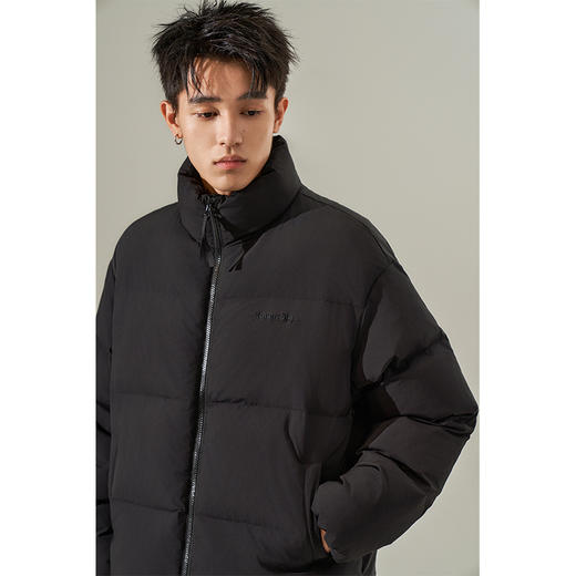 西遇韩版立领羽绒服男秋冬新款85鸭绒基础款美式加厚保暖外套12232269 商品图3