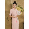 Gowani乔万尼2024新款连衣裙新中式旗袍刺绣设计高级感EM1E125102 商品缩略图1