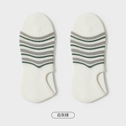 都市丽人都市锋尚休闲系列隐形袜男精梳棉袜子中厚隐形袜FC4DA5 商品图2