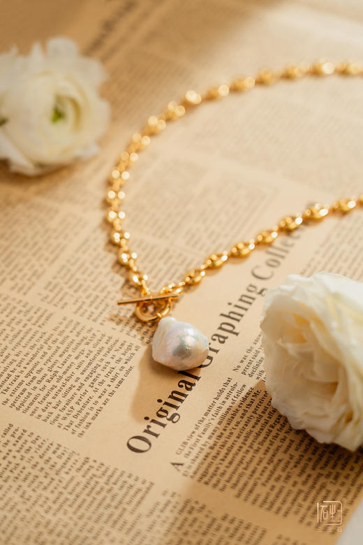 强光泽顶级巴洛克珍珠项链 商品图1