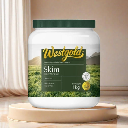 伊利Westgold新西兰牧恩速溶脱脂奶粉1kg 高钙 生牛乳 可冷泡 商品图4