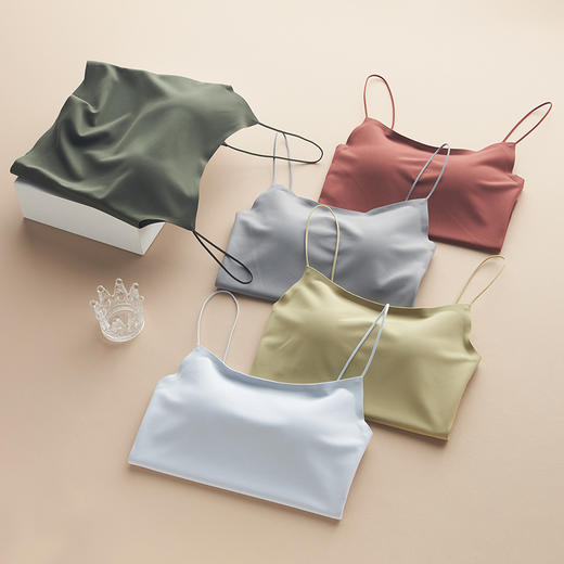 weyo超细女文胸吊带U型一字型短款美背背心裹胸X21102、X21105 商品图1