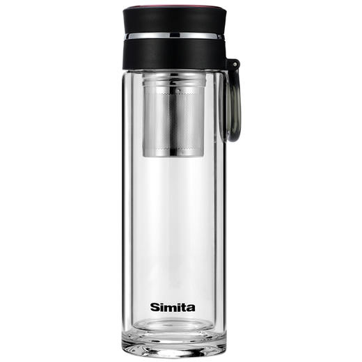 【自营】施密特（simita）名匠提手玻璃杯 双层设计 茶水分离  380ml 商品图2
