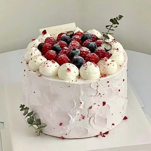 双莓甜心暖系蛋糕-提前2小时预定 商品图0