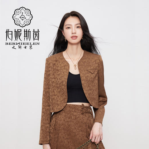 -栗壳色 、漆黑色外套HJ1A29《舜华》【花间集】 商品图0