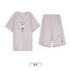 都市丽人都市锋尚舒适外出春夏睡衣男32支CVC单面家居服薄款短袖短裤男士棉质套装FH42B2 商品缩略图11