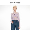lost in echo2024春季新品设计师品牌扭结挂脖腰部镂空修身上衣女 商品缩略图3