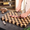 戴德纵横棋盘格实木菜板45*30*3.5cm 商品缩略图5