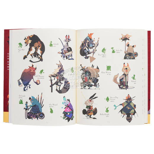 【中商原版】幻想世界的居民们 松浦圣角色设计画集 赠送特典 港台艺术原版 松浦圣 瑞昇文化出版 奇幻生物画集画册 商品图7