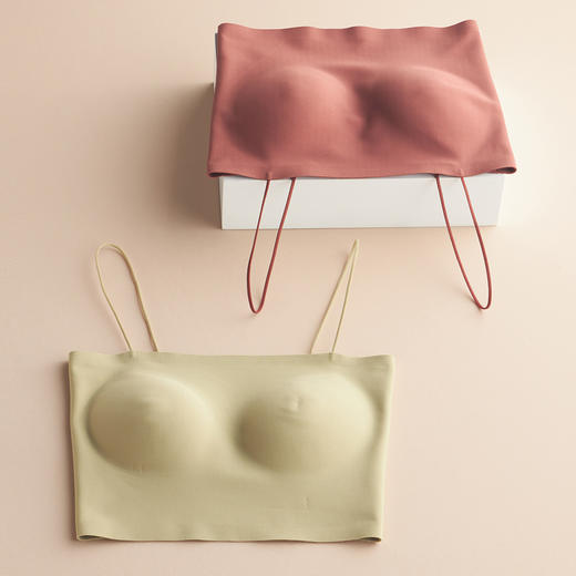 weyo超细女文胸吊带U型一字型短款美背背心裹胸X21102、X21105 商品图4