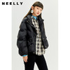 NEELLY纳俪立领短款羽绒服女年新款袖口抽绳防风保暖外套潮N23104L04406 商品缩略图0