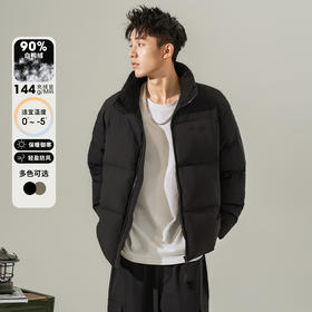 西遇韩版立领羽绒服男秋冬新款85鸭绒基础款美式加厚保暖外套12232269