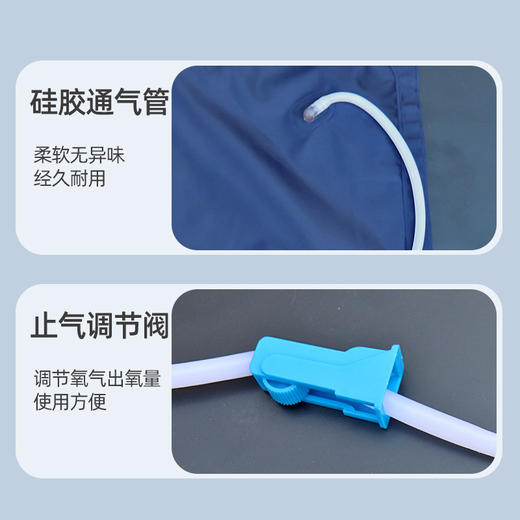 医用氧气袋家用吸氧急救便携式孕妇用老人42升大容量旅游高原缺氧 商品图3