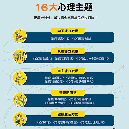 成长吧，少年（全16册）10-16岁给孩子的心理指南书 商品图1