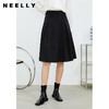 NEELLY纳俪商场同款高腰半身裙女斜门襟单排扣A字裙小个子百搭N22074E04431 商品缩略图0