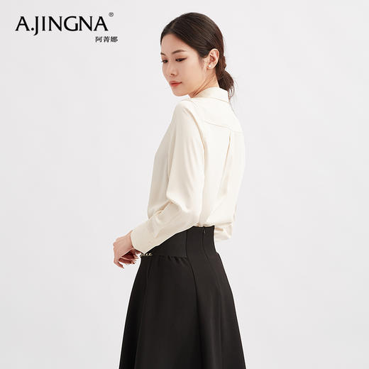 【特价不退换】阿菁娜简雅都市时髦气质职场风衬衣F29C209002 商品图2