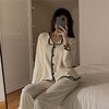 【早春新品】韩国ins小香睡衣，亲肤简约长袖长裤居家服套装 商品缩略图3