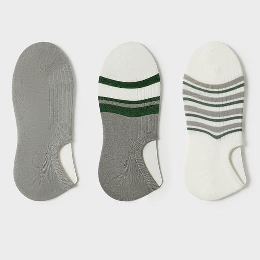 都市丽人都市锋尚休闲系列隐形袜男精梳棉袜子中厚隐形袜FC4DA5 商品图1