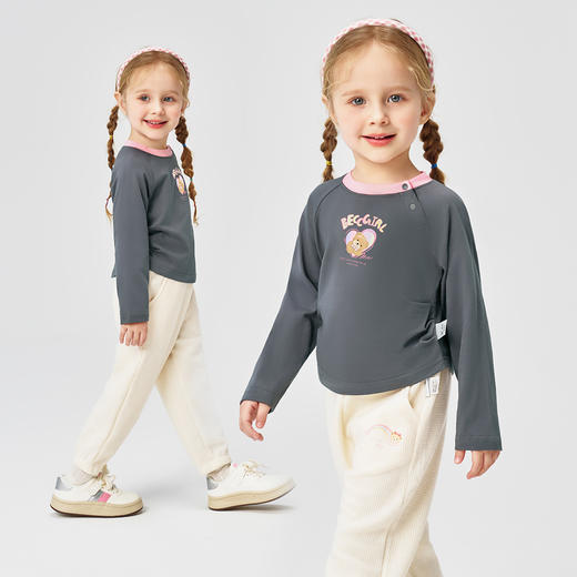 【90-140】【纯棉】【精典泰迪】女童春秋长袖T恤 商品图2