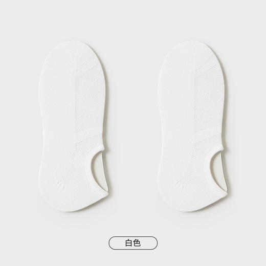 都市丽人都市锋尚简约系列隐形袜男高含棉袜子中厚隐形袜FC4DB2 商品图3