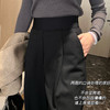 大王同款女士高腰褶阔腿西装裤长裤721401 商品缩略图10