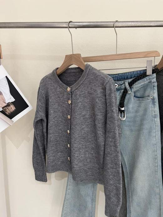 灰色钻石开衫 商品图7