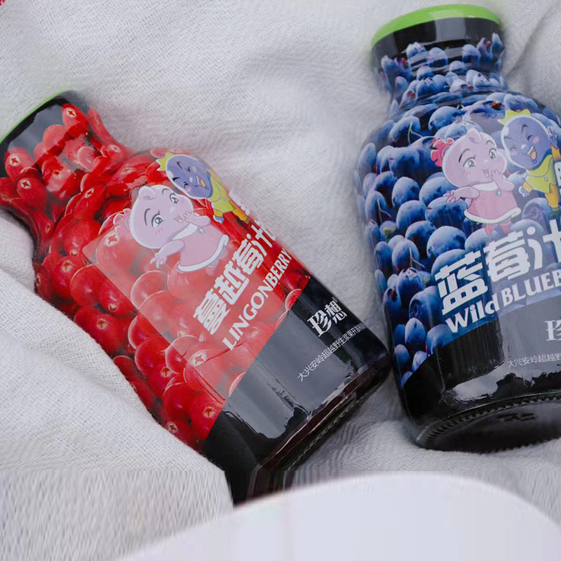 珍想系列野生蓝莓蔓越莓果汁饮料