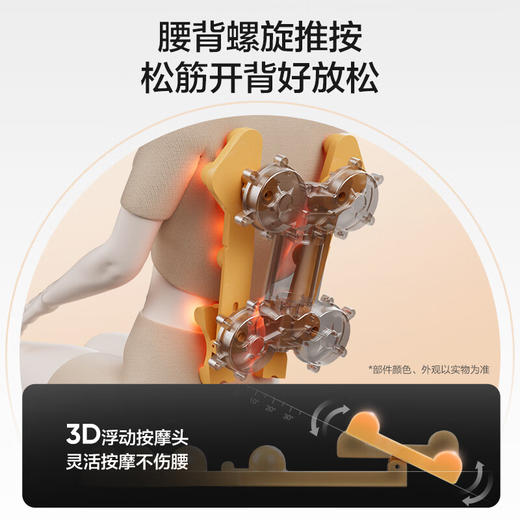 海尔（haier）颈椎按摩器肩颈腰背部按摩仪全身按摩躺垫揉捏多功能家用按摩靠垫生日新年礼物送父母男女友实用 送老公老婆爸爸妈妈老人长辈HQY-D134 商品图5
