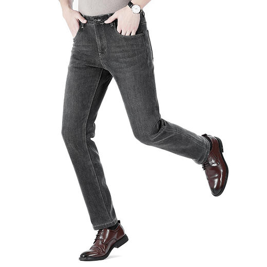 寺木男士高定直筒牛仔裤（自营） | 一线品牌面料和细节，71.5%高含棉，久穿不变形后腰不外翻 商品图1