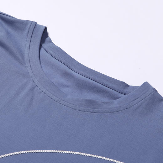 都市丽人都市锋尚好睡好眠春夏睡衣男32支纯棉单面家居服薄款短袖短裤男士棉质套装FH42B3 商品图5