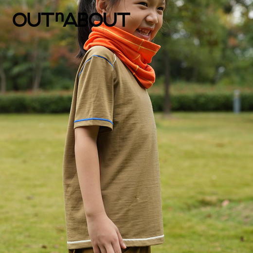 OUTnABOUT出门走走 美丽诺羊毛长袖T恤 商品图3