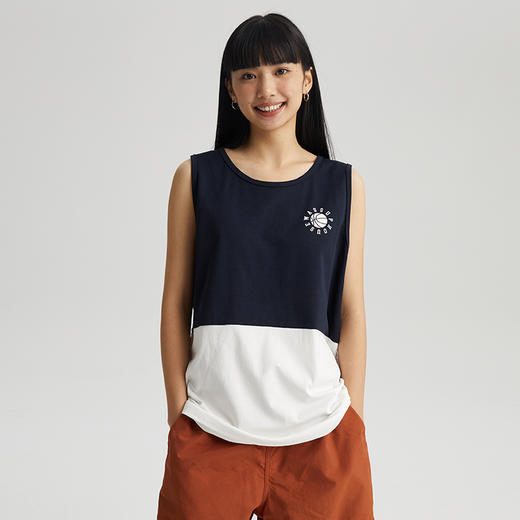 WassupHouse 篮球印花拼接背心 商品图0