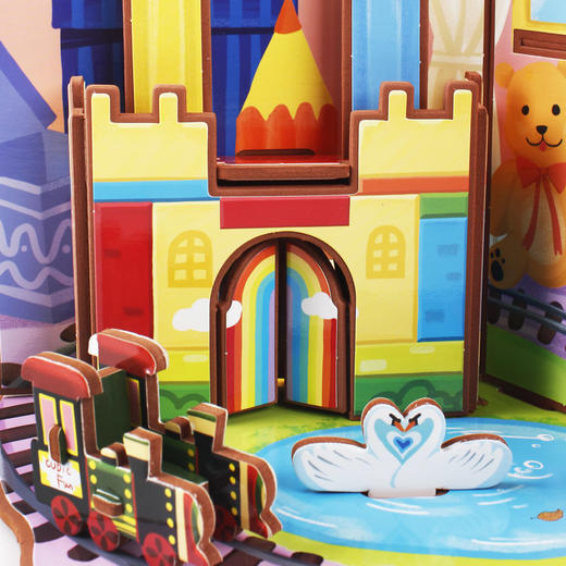 乐立方我的童话故事匹诺曹积木3D立体拼接模型玩具 商品图3