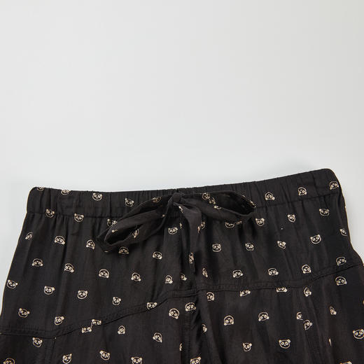 谜底A字型长款半身裙2024春季新款复古文艺花色宽松长裙241MB0162 商品图3