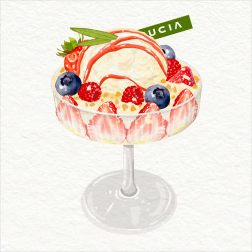 草莓冰激凌芭菲 商品图0