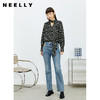 NEELLY纳俪商场同款碎花衬衫女季飘带领气质韩版上衣时尚N22074B04408 商品缩略图2