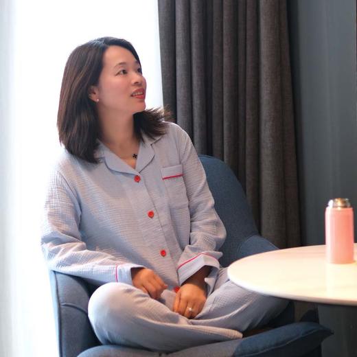 【A类婴儿级面料 全棉双层绉纱情侣款 家居服睡衣】100%新疆长绒棉 非常的软哦！穿上身像羽毛般轻柔，高透气高吸湿，这个春夏就穿他! 商品图1