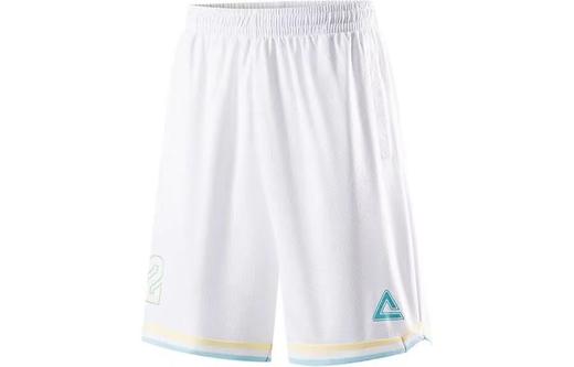 匹克篮球文化系列印花宽松透气休闲短裤男款大白F7234011 商品图0