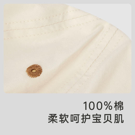 英氏儿童防晒帽男童女童轻薄透气防风纯棉遮阳帽子帅气鸭舌帽 商品图3