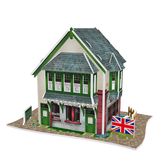 乐立方世界风情系列3D立体建筑拼接积木模型益智玩具 商品图4