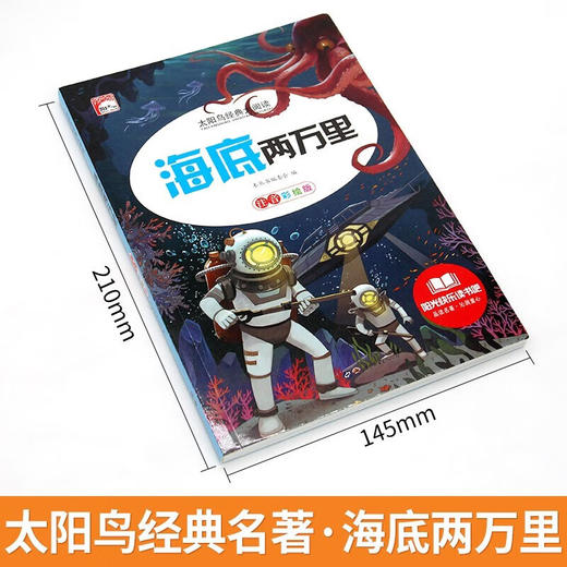 新太阳鸟课外大阅读系列 注音彩绘版 海底两万里 商品图1