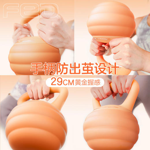 fed壶铃女士健身家用提壶哑铃翘臀软壶铃深蹲力量练健身器材家用FED-HL-05 商品图3